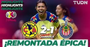 HIGHLIGHTS | América 2-1 Chivas | AP2023-J11 | Liga Mx Femenil | TUDN