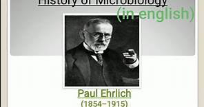 Paul Ehrlich contributions to microbiology and chemotherapy