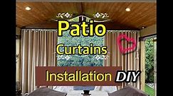 DIY Patio Curtains - FULL INSTRUCTIONS