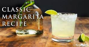 Classic Margarita Recipe | Easy Tequila Cocktails | Patrón Tequila