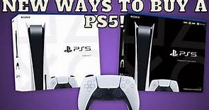 NEW SIMPLE WAYS TO BUY A PS5 / PLAYSTATION 5! THE BEST PLACES TO FIND A RESTOCK AND FAST SONY
