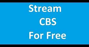 Stream CBS for Free