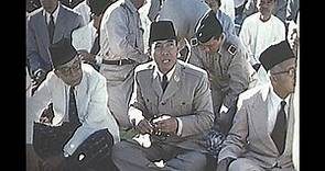 TV interview on filming Pres. Sukarno in 1955