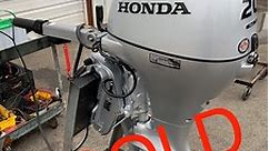 2018 Honda 20 HP 2 Cylinder Carbureted 4 Stroke 15" (S) Tiller Outboard Motor