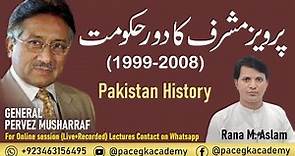 Pervez Musharraf era 1999 to 2008 | Pervez Musharraf biography