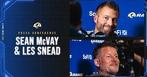 Sean McVay & Les Snead Break Down Their Picks On Day 2 Of The 2023 NFL Draft