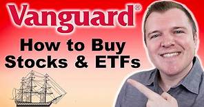 How to Buy Stocks with Vanguard - Full Example