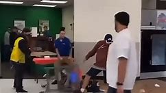 Walmart employee knocks out customer who spits on him