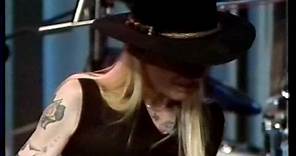 Johnny Winter's awesome speed in 'Sound the Bell' 1987 Sweden in a tv ...