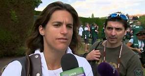 Amelie Mauresmo Live @ Wimbledon interview