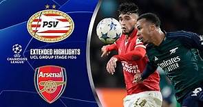 PSV vs. Arsenal: Extended Highlights | UCL Group Stage MD 6 | CBS Sports Golazo
