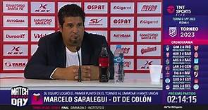 Marcelo Saralegui en conferencia de prensa