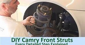 DIY Toyota Camry Front Strut Replacement - Every Step Shown
