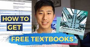 How to get FREE textbooks! | Online PDF and Hardcopy (2022)