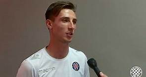 Marin Jakoliš nakon potpisa za Hajduk