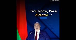 Lukashenko calls himself a 'dictator' in annual address