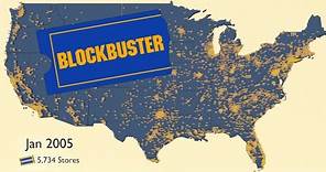 The Rise and Fall of Blockbuster (Map)