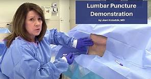 Lumbar Puncture Demonstration | The Cadaver-Based EM Procedures Online Course