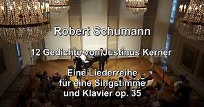 Schumann Kerner-Lieder op.35 Ronald Hein & Christine Hesse live HD