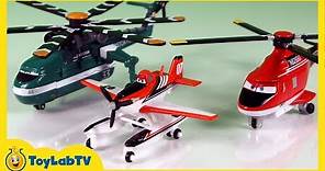 Planes Fire and Rescue Toys Dusty, Windlifter & Blade Ranger Toy Opening