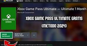 METODO PARA CONSEGUIR XBOX GAME PASS ULTIMATE GRATIS Y LEGAL!! (METODO 2024)