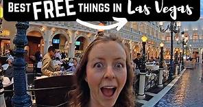 A complete guide to the BEST FREE THINGS in LAS VEGAS