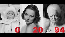Olivia de Havilland from 0 to 104 years old