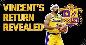 Gabe Vincent’s Lakers Return Date Revealed