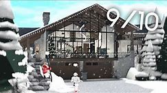 Rating My Viewers' Winter Houses in Bloxburg + FACECAM