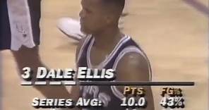 Dale Ellis vs. Suns (1993 Playoffs): 24 points (10-of-13 shooting, 3-of-3 from three)