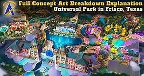 Full Concept Art Breakdown for New Universal Theme Park in Frisco, Texas