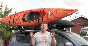 How to properly transport a kayak on the top of your vehicle Bend OR