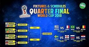 Fixtures & Schedules Quarter Final World Cup Russia, Complete With Bracket View