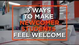 How to Welcome Newcomers in the Classroom