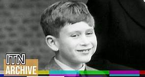 8-Year-Old Prince Charles' First Day at Cheam School (1957)