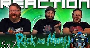 Rick and Morty 5x7 REACTION!! "Gotron Jerrysis Rickvangelion"