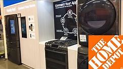 HOME DEPOT KITCHEN APPLIANCES REFRIGERATORS WASHERS DRYERS SHOP WITH ME SHOPPING STORE WALK THROUGH
