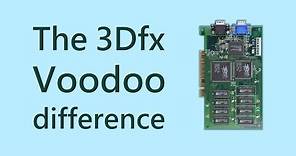 The 3Dfx Voodoo Difference: This is why we love them