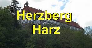 HARZ ! Herzberg/Harz in Niedersachsen * Kleines Harzstädtchen m. Welfenschloss per Video