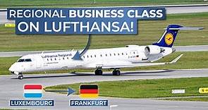 TRIPREPORT | Lufthansa CityLine (BUSINESS CLASS) | Luxembourg - Frankfurt | Bombardier CRJ900