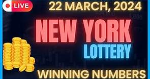 New York Midday Lottery Results For - 22 Mar, 2024 - Numbers - Win 4 - Take 5 - NY Lotto - Powerball
