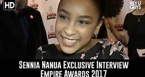 Sennia Nanua - 2017 Empire Awards Red Capet - The Girl with all the Gifts
