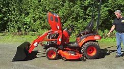 CS2210 & CS2510 Kioti Tractor w/ Loader & Mid Mower Walkthrough