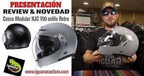 🚨 Novedad 2020 Casco Vintage Modular HJC V90 👌 Presentación & Review by Iguana Custom