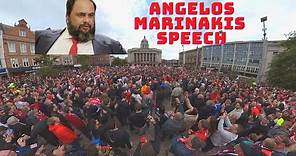 ⁴ᴷ 360° Evangelos Marinakis SPEECH about Nottingham Forest Promoted to the Premier League