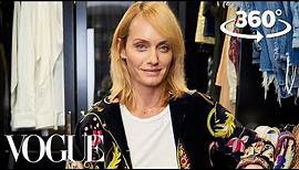 Supermodel Amber Valletta Takes You on a 360° Tour of Her Closet | Supermodel Closets | Vogue