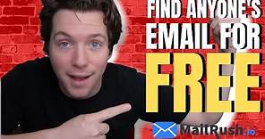 How to Find Anyone's Email Address for FREE