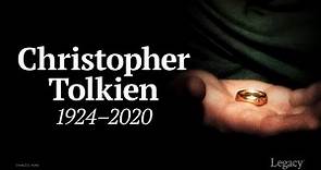 2020 Deaths: R.I.P. Christopher Tolkien, son of Lord of the Rings author J.R.R. Tolkien