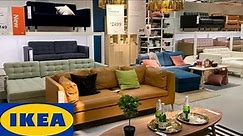 IKEA SOFAS COUCHES ARMCHAIRS CHAIRS COFFEE TABLES FURNITURE SHOP WITH ME SHOPPING STORE WALK THROUGH