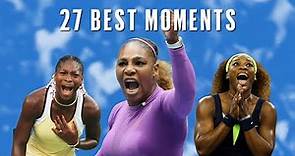 Serena Williams | 27 Moments for 27 Year Career | US Open